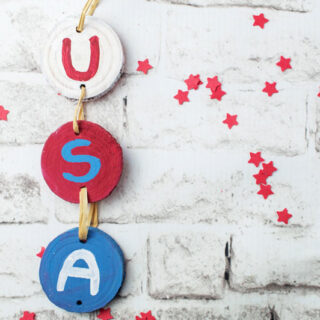 USA Wooden Sign Craft
