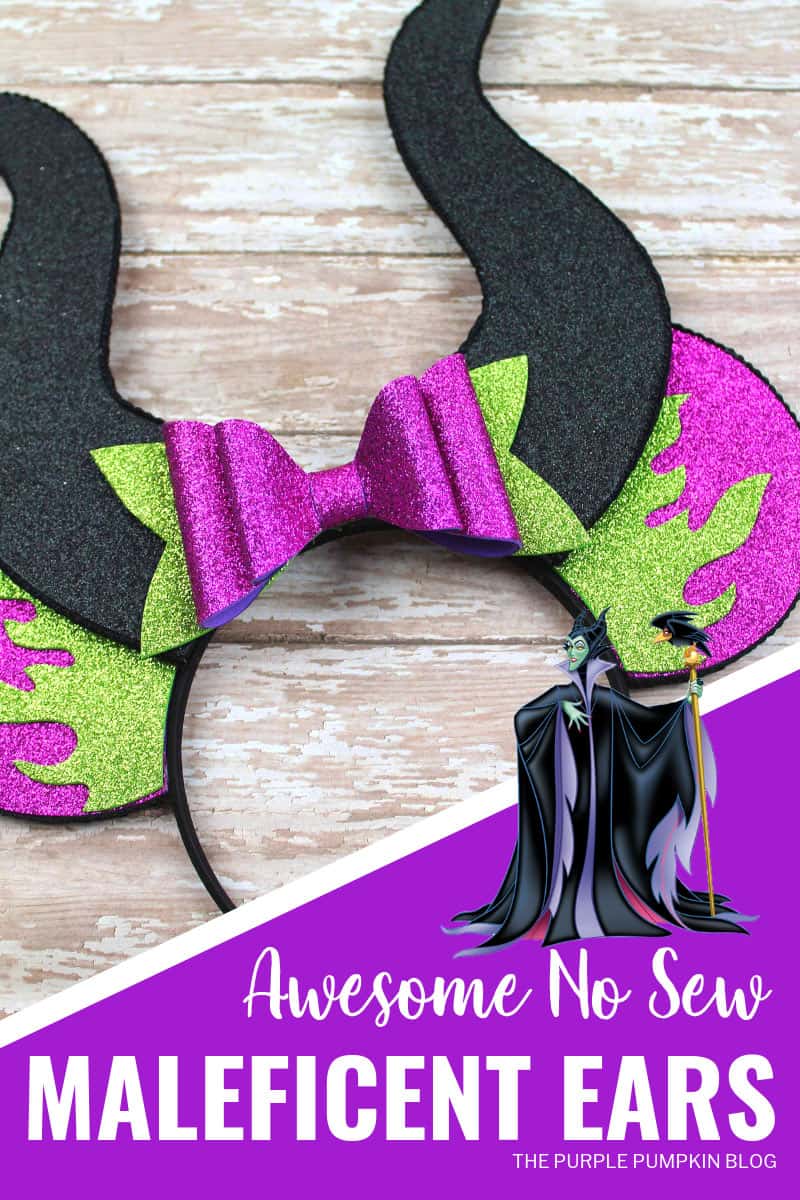 Awesome No Sew Maleficent Ears
