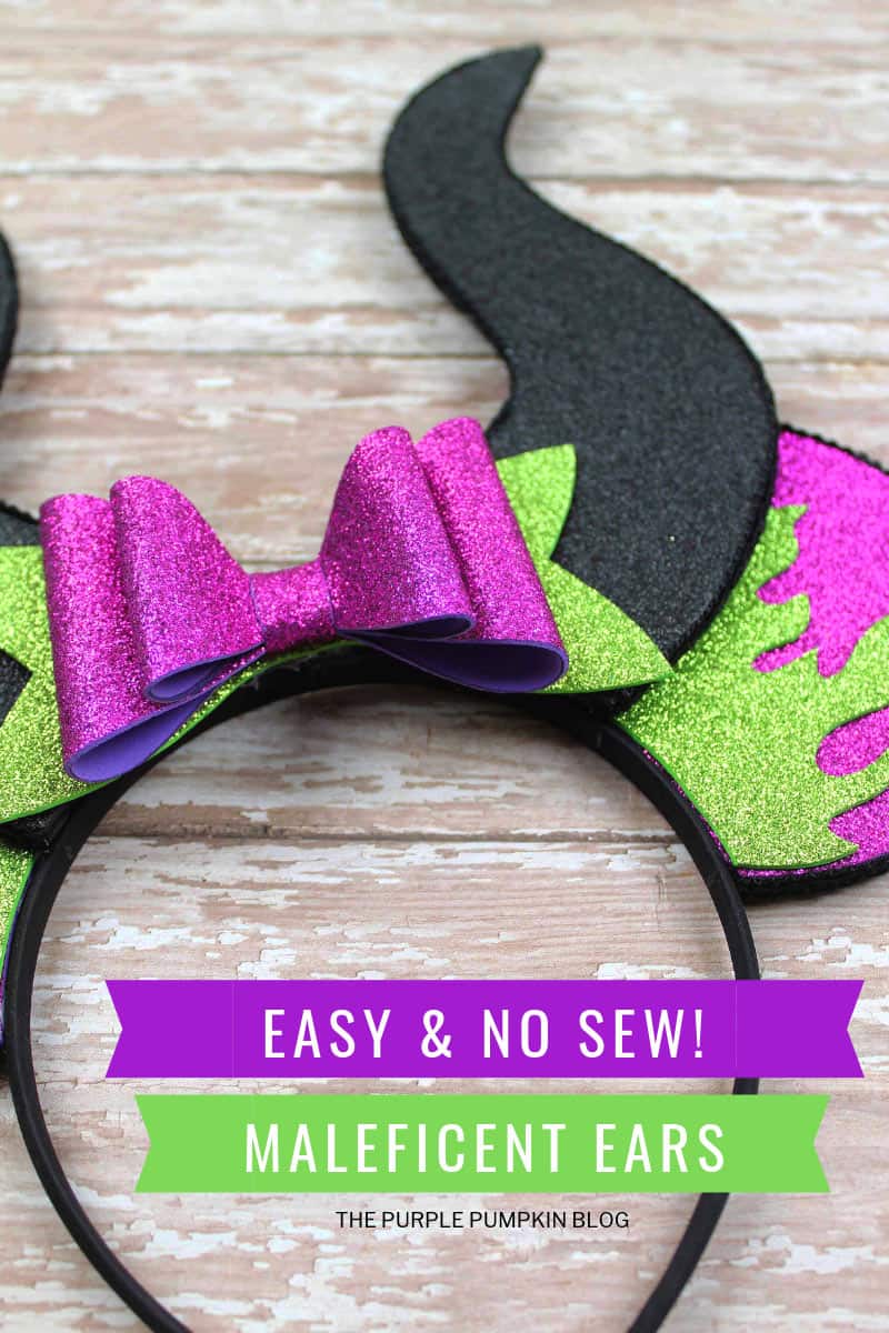 Easy & No Sew Maleficent Ears