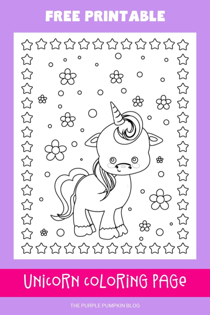 Free Printable Unicorn Coloring Book | Unicorn Colouring Pages