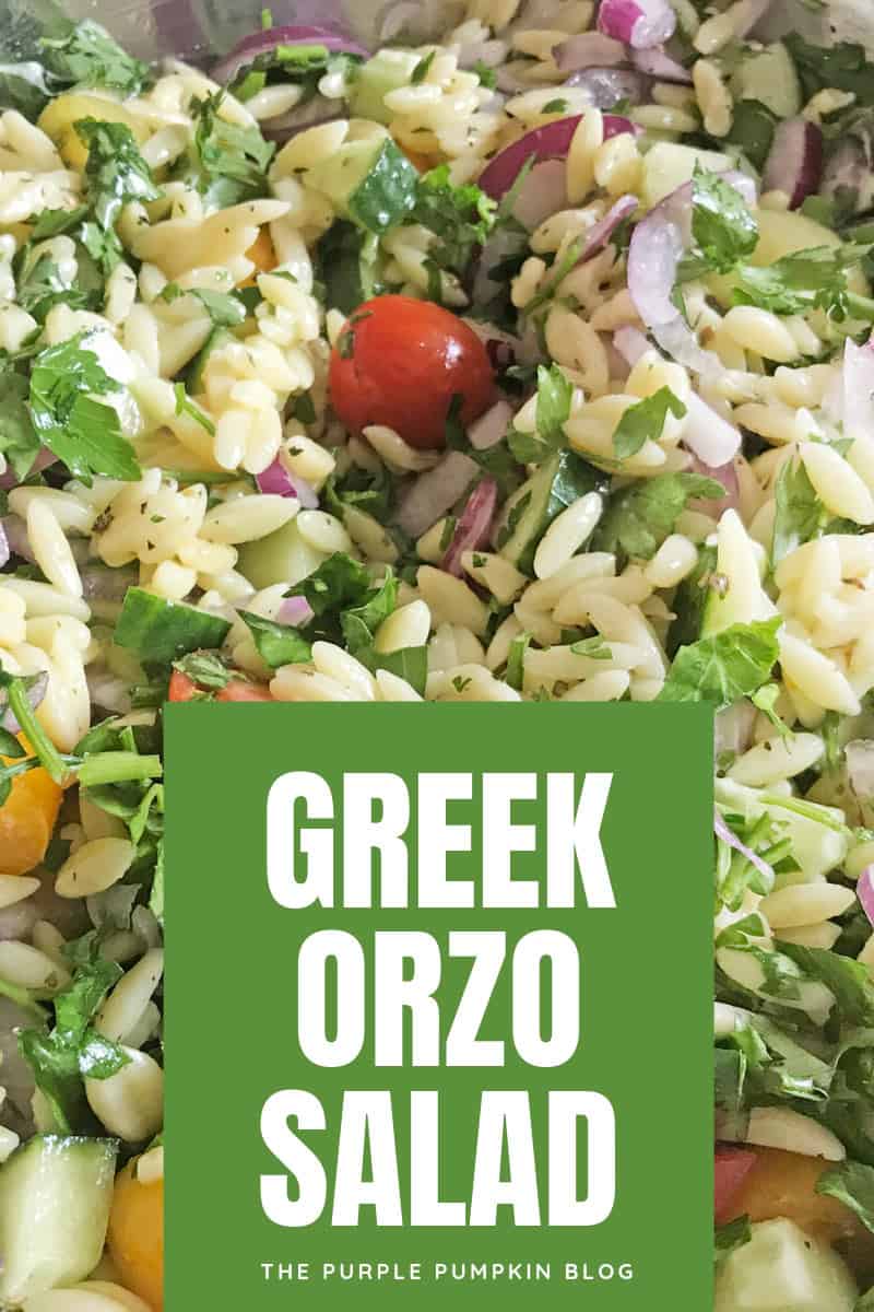 Greek orzo salad