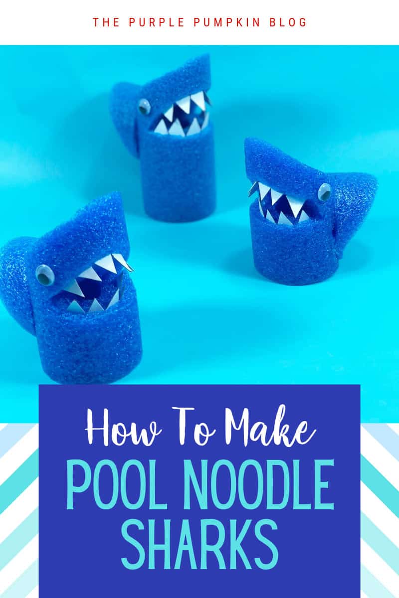 How To Make Pool Noodle Sharks