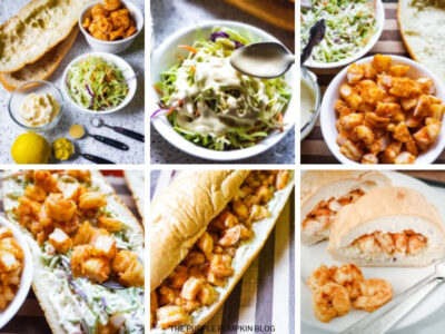 Recipe card for Shrimp Slaw Sandwich