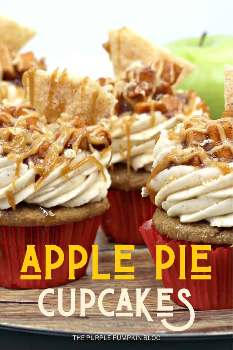 Apple pie cupcakes