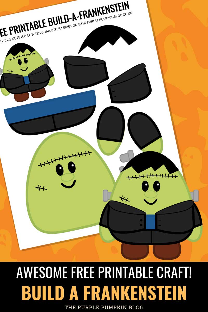 Awesome Free Printable Craft! Build A Frankenstein