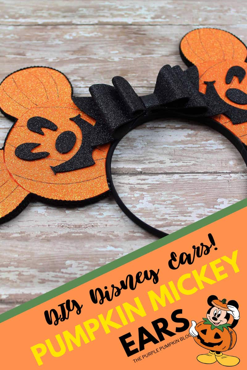 DIY Disney Ears - Pumpkin Mickey Ears