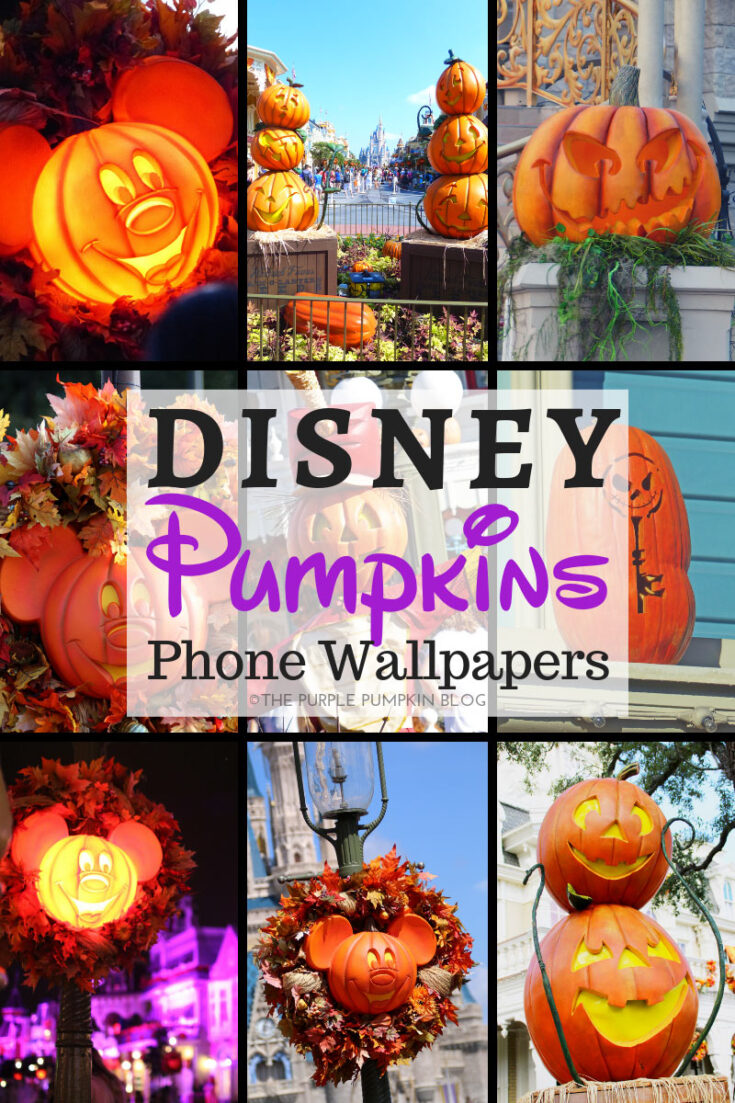 Disney Halloween Pumpkins Phone Wallpapers