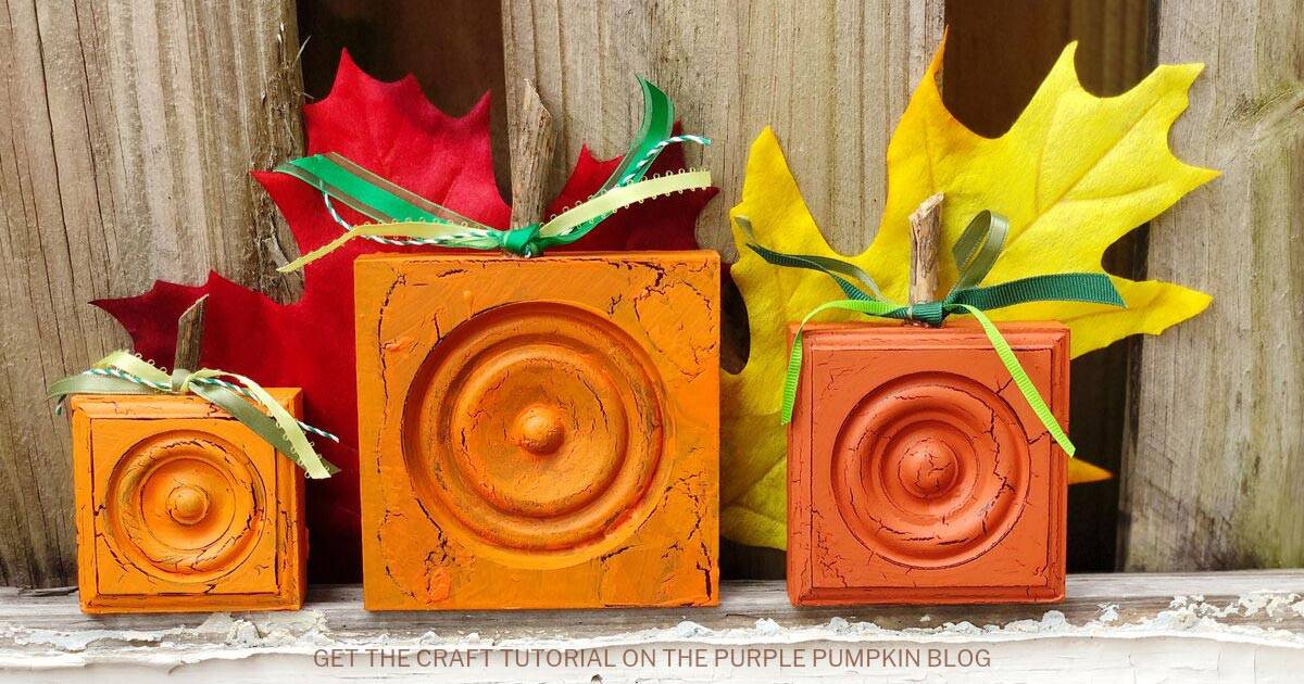 How to Make Rustic Wooden Pumpkins - A Fun Easy Craft for Fall!