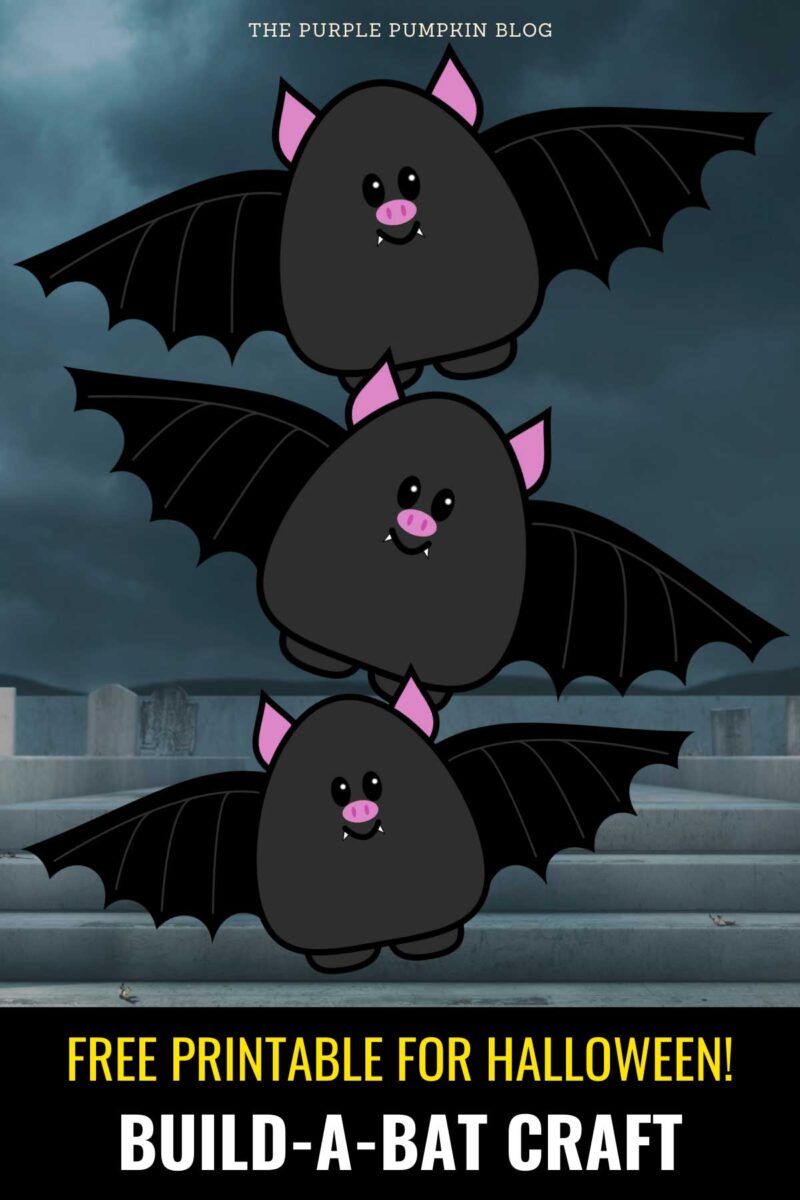 Free Printable for Halloween! Build-A-Bat Craft