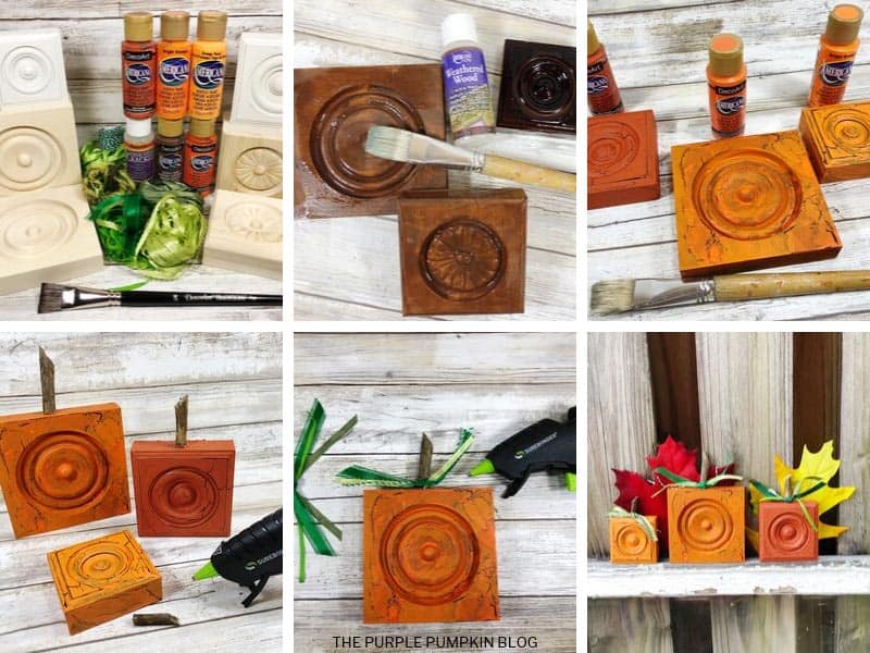 How to Make Rustic Wooden Pumpkins - A Fun Easy Craft for Fall!