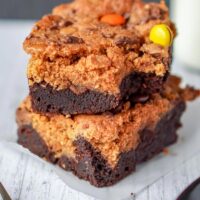 Peanut Butter Pumpkin Brownies