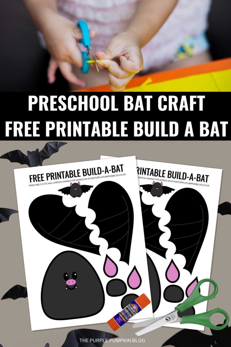 Preschool Bat Craft - Free Printable Build A Bat