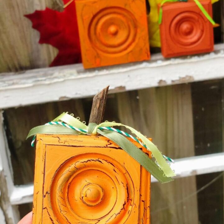 How to Make Rustic Wooden Pumpkins - A Fun Easy Craft for Fall!