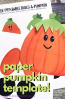Build-a-Pumpkin! Free Printable Halloween Paper Craft For Kids