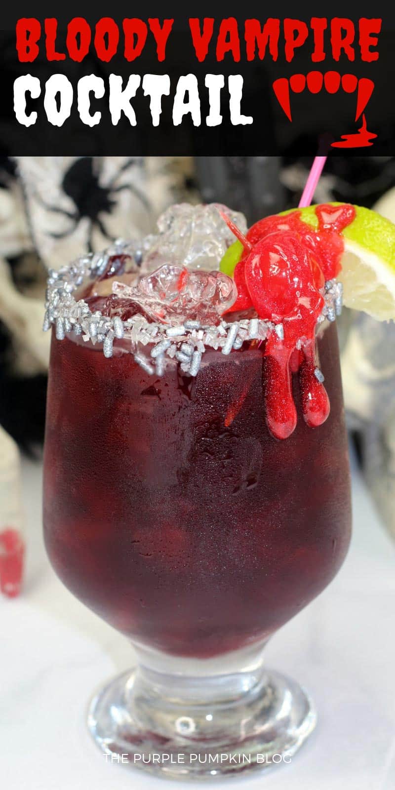 Bloody Vampire Cocktail - Easy Halloween Drink for Vampires!