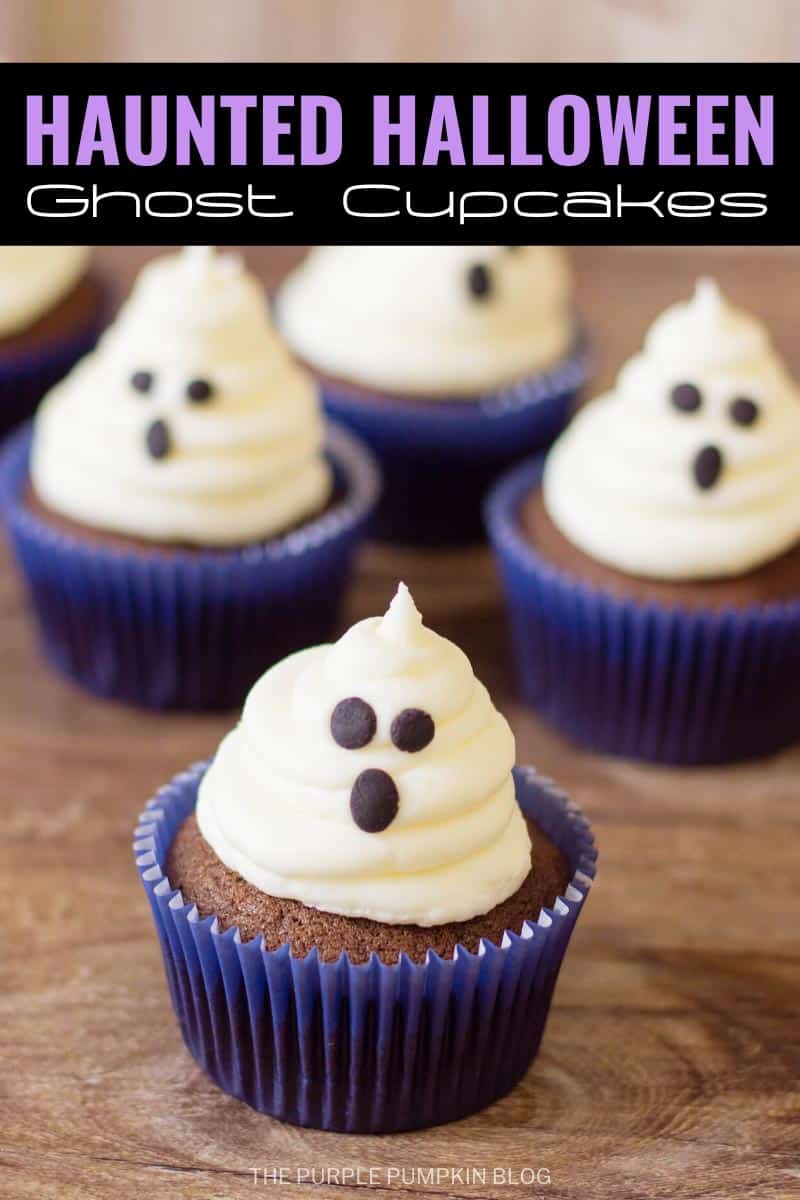 Haunted Halloween Ghost Cupcakes