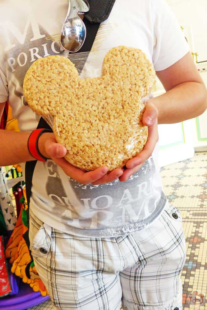 Giant Mickey Mouse Rice Krispies Treat!