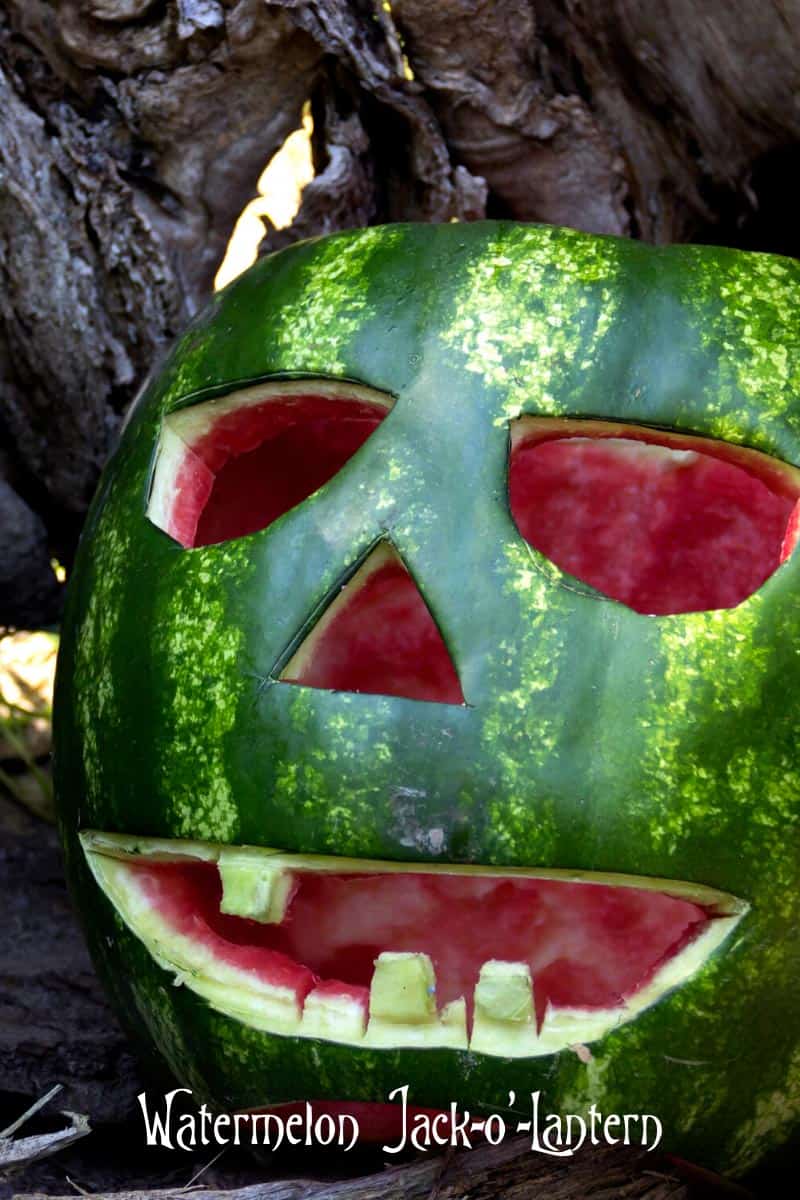 Watermelon Jack o Lantern
