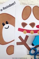 Build a Reindeer Printable | Free Printable Paper Reindeer Template