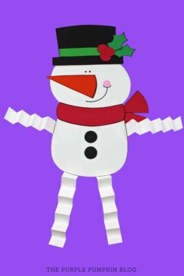 Accordion Paper Snowman