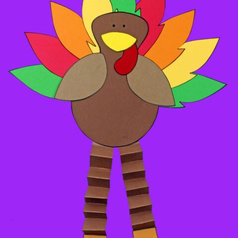 Free Printable Turkey Paper Craft | Fun Holiday Activity for All Ages