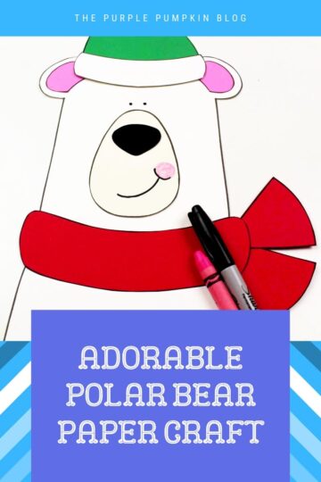 Free Printable Polar Bear Paper Craft | Cute Winter Craft For All Ages