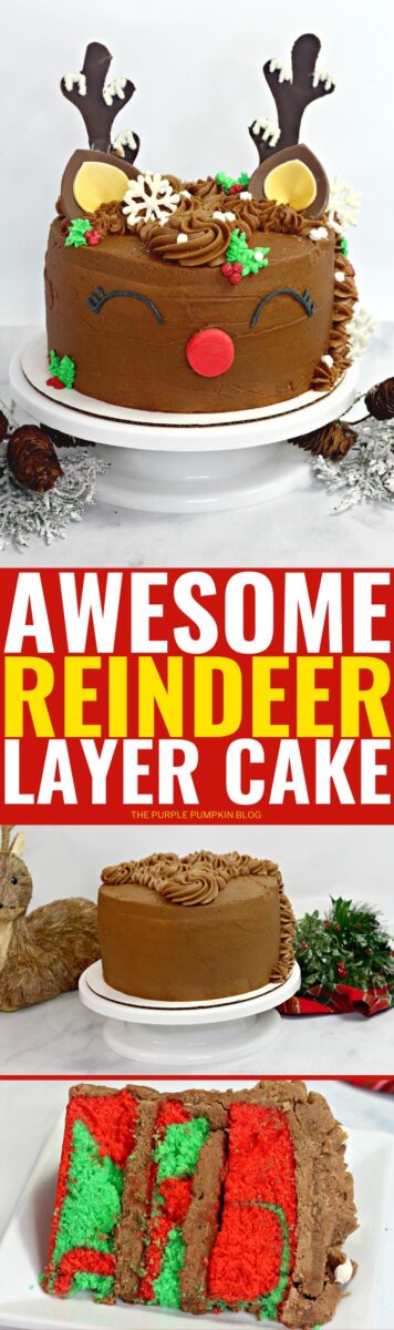 Awesome Reindeer Layer Cake