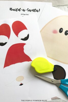 Build A Santa Printable | Free Printable Paper Santa Template!
