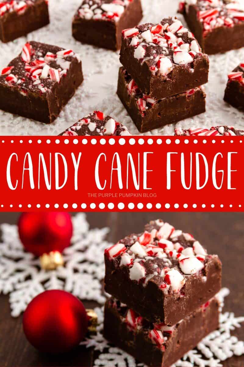 Candy cane fudge
