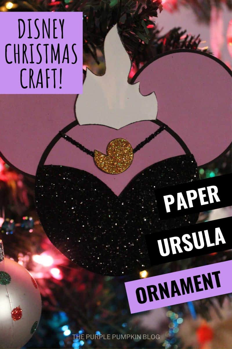 Disney-Christmas-Craft-Paper-Ursula-Ornament