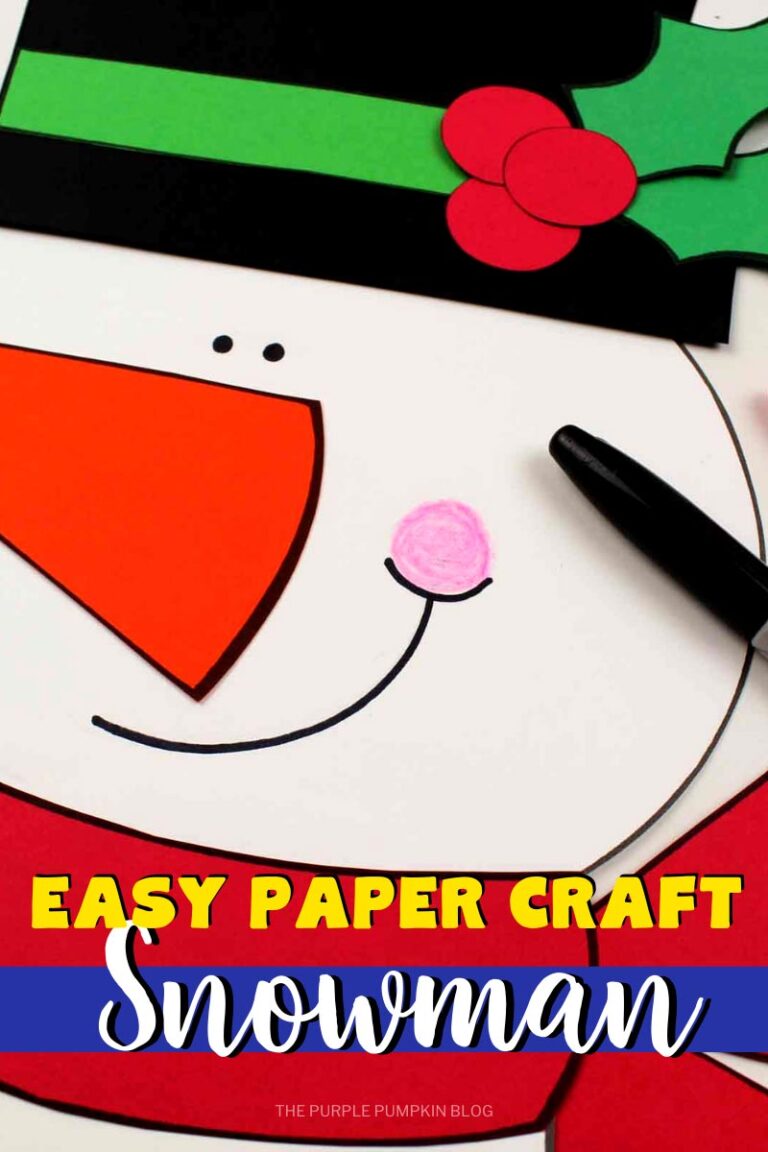 Free Printable Snowman Paper Craft