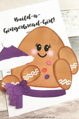 Free Build A Gingerbread Girl Printable