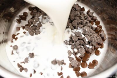 Heating Cream and Chocolate
