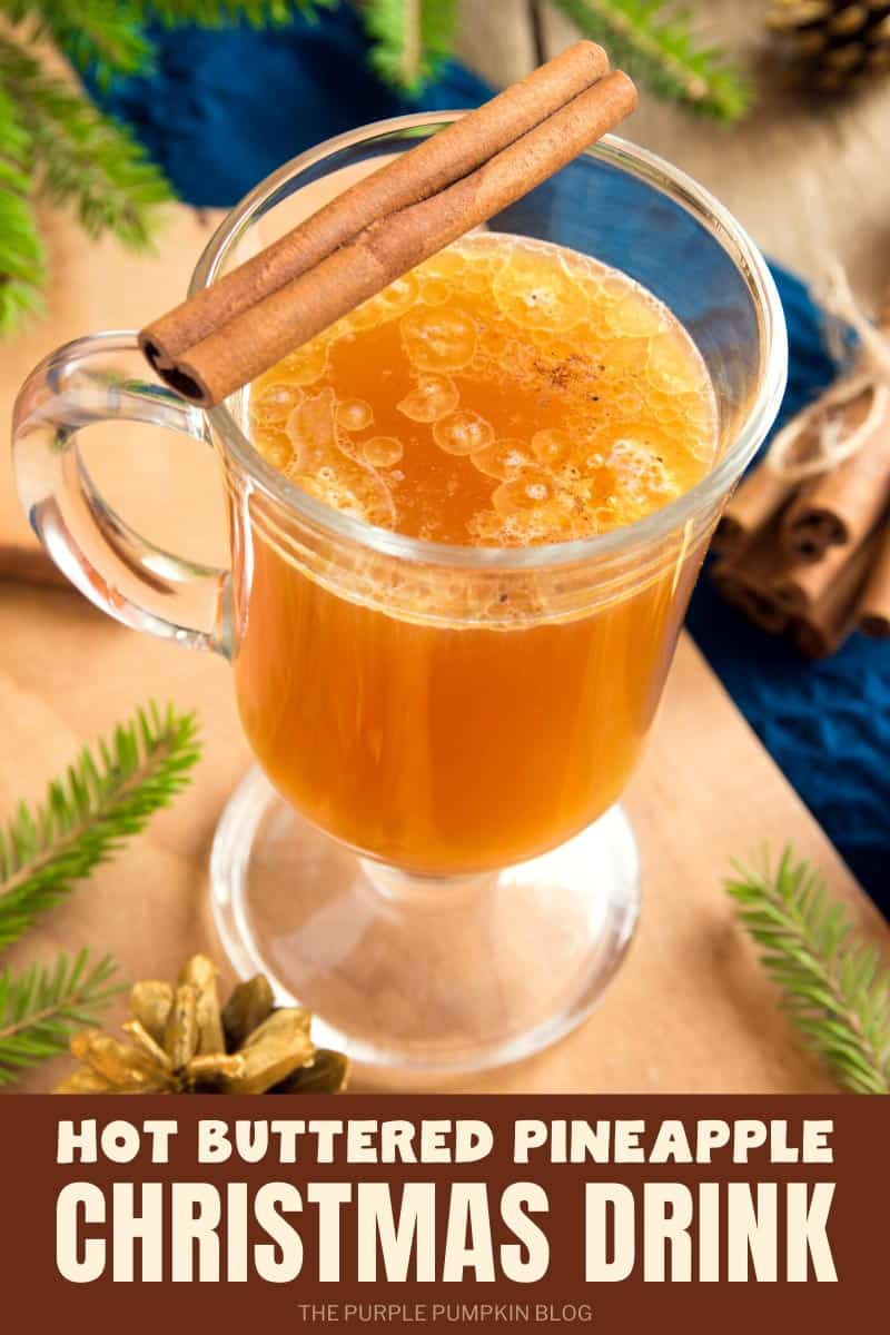 Hot Buttered Pineapple Christmas Drink