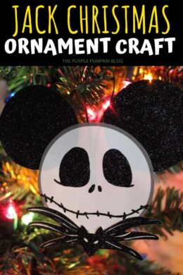 Jack Skellington Christmas Ornament Craft