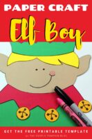 Free Printable Elf Boy Paper Craft