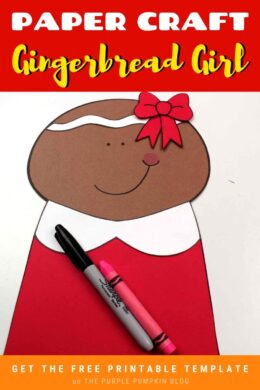 Free Printable Gingerbread Boy Paper Craft