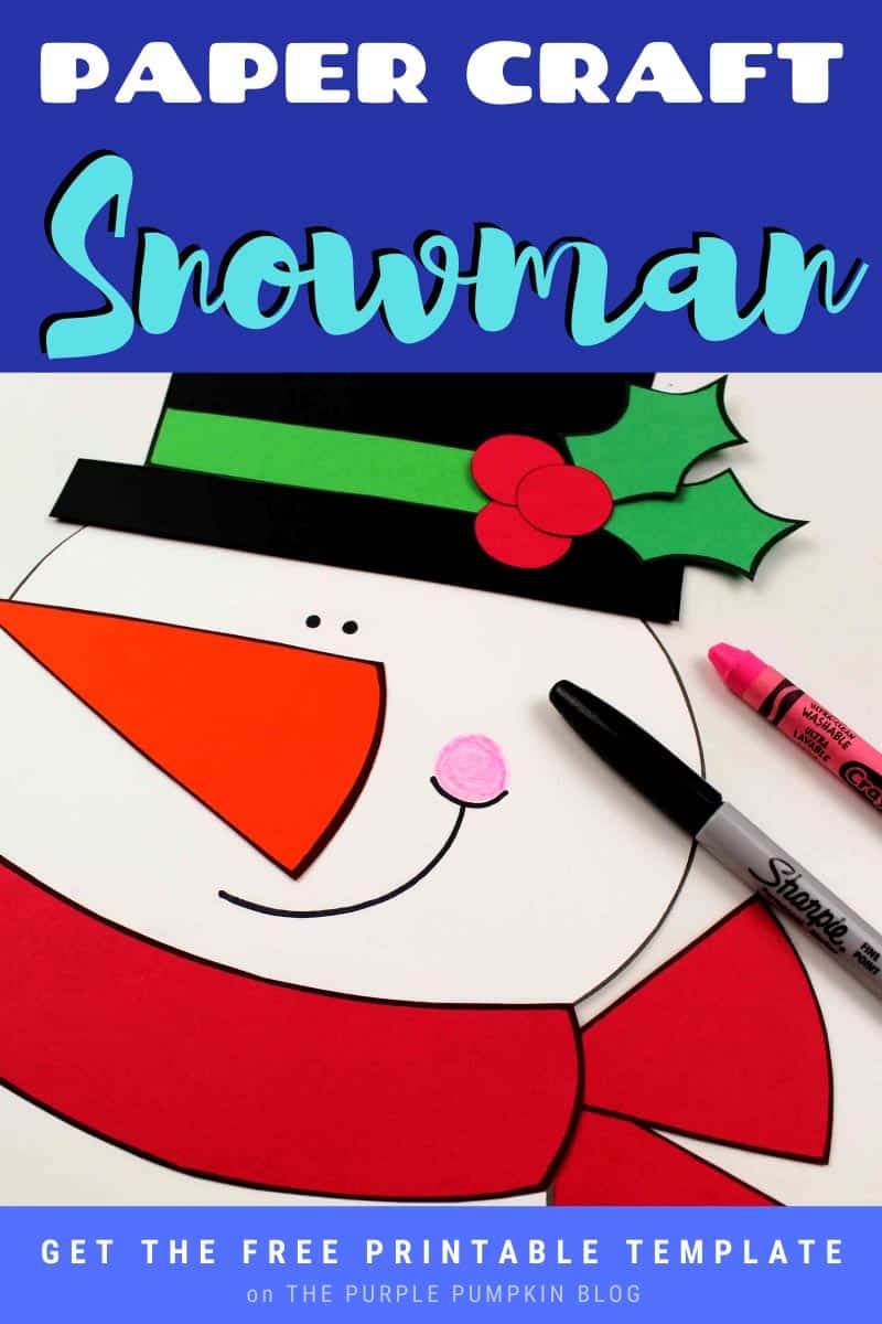 Paper-Craft-Snowman-Free-Printable-Template