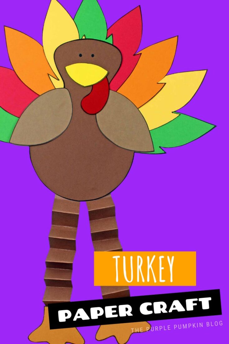 Free Printable Turkey Paper Craft | Fun Holiday Activity for All Ages