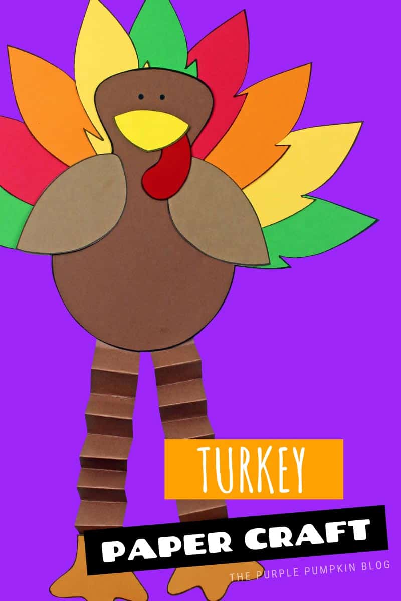 Free Printable Turkey Paper Craft | Fun Holiday Activity for All Ages