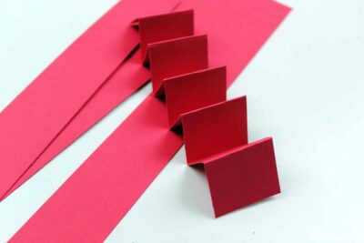accordion folded paper