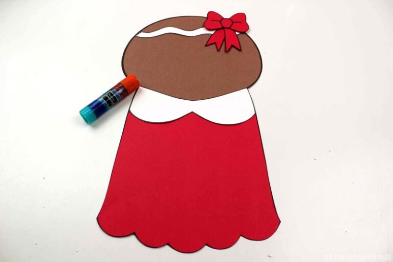 Free Printable Gingerbread Girl Paper Craft