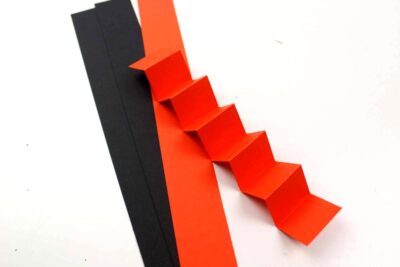accordion folded paper