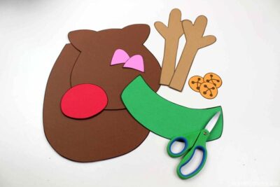 Printable Reindeer Cut Pieces