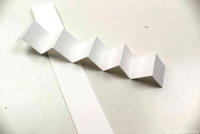 accordion folded paper