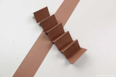 accordion folded paper