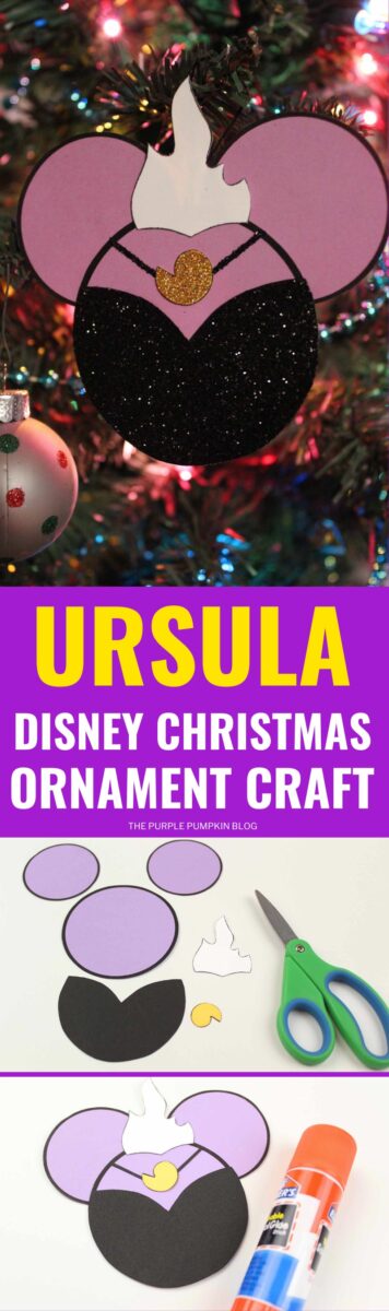 Ursula Disney Christmas Ornaments Craft