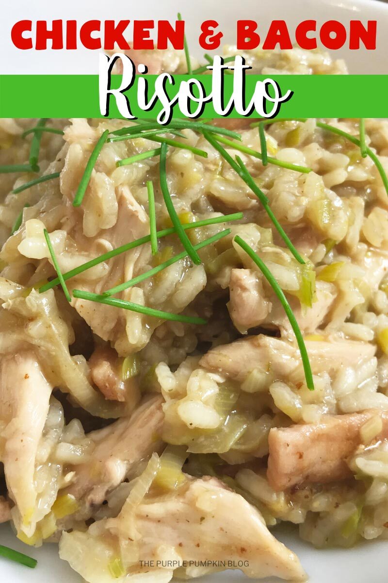 Chicken Bacon Risotto (Close Up)
