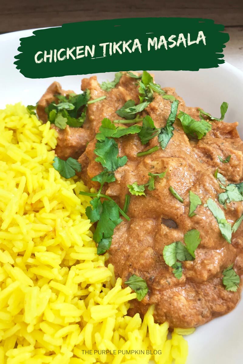 Chicken Tikka Masala Curry and rice
