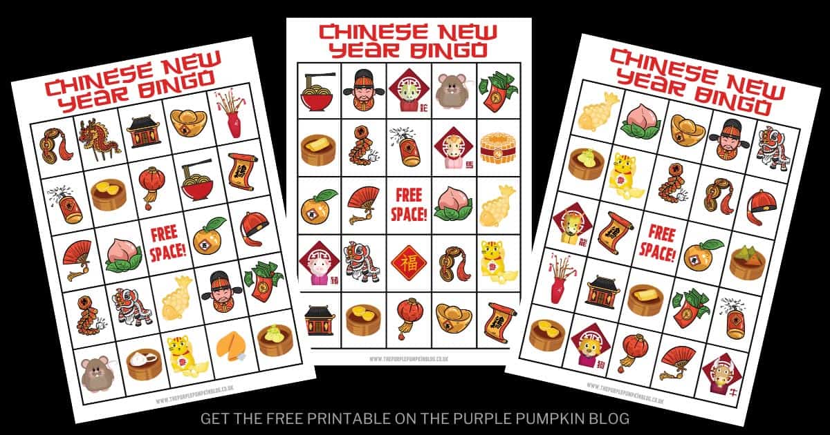 Chinese New Year Bingo Free Printable Year Of The Rat 2020